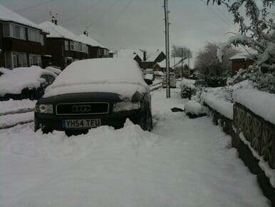 My car yesterday