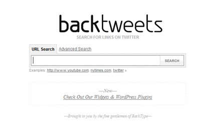 Backtweets