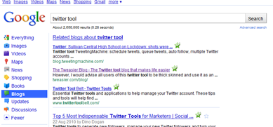 Google Blog Search