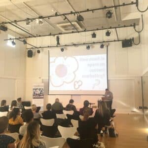 A Prohibition content marketing training session in Leeds